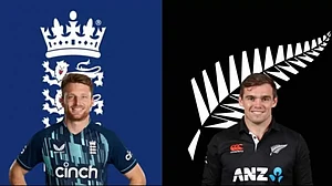 England skipper Jos Buttler and NZ stand-in captain Tom Latham
