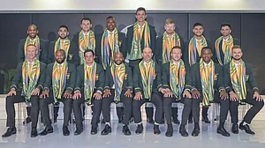 South African Cricket team for ODI World Cup in India.