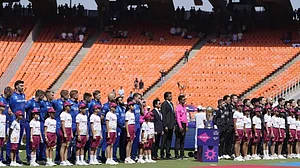 The Narendra Modi Stadium wore a deserted look during the 2023 World Cup opener.