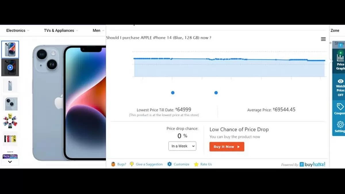 Flipkart Big Billion Sale 2023: iPhone 14 at the best price