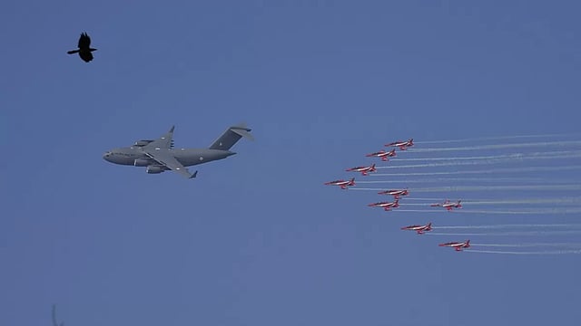 In Photos: Rehearsals Take Place For Air Force Day In Prayagraj