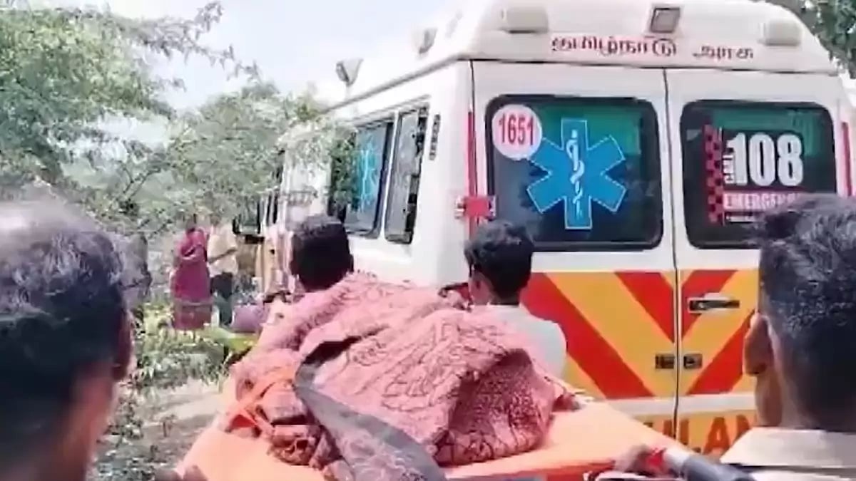 Fire cracker factory explosion in Tamil Nadu.