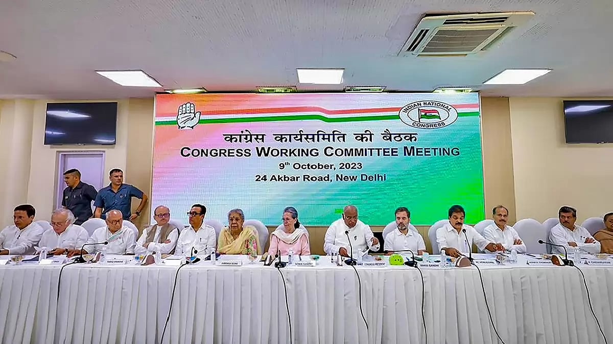 Congress Working Committee meet in Delhi