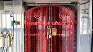 The sealed office of NewsClick