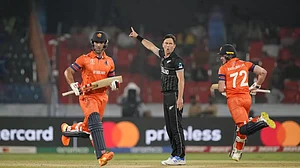 NZ vs NED, World Cup 2023 Match: NZ won by 99 runs.