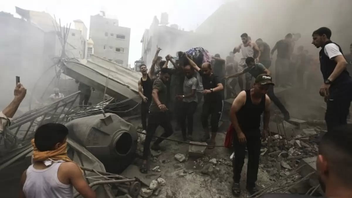 Visual from conflict hit Israel