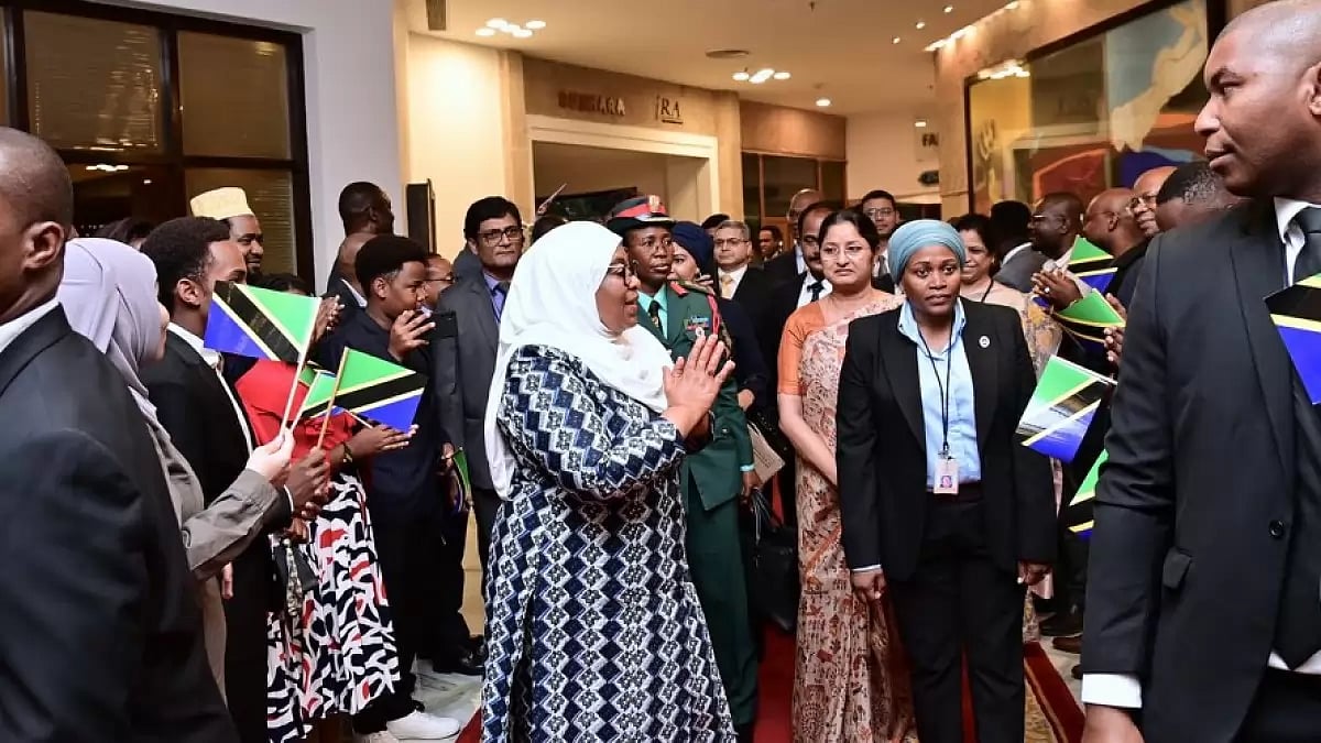 Tanzanian President Samia Suluhu Hassan