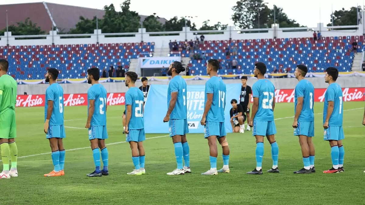 File image of India men's football team.
