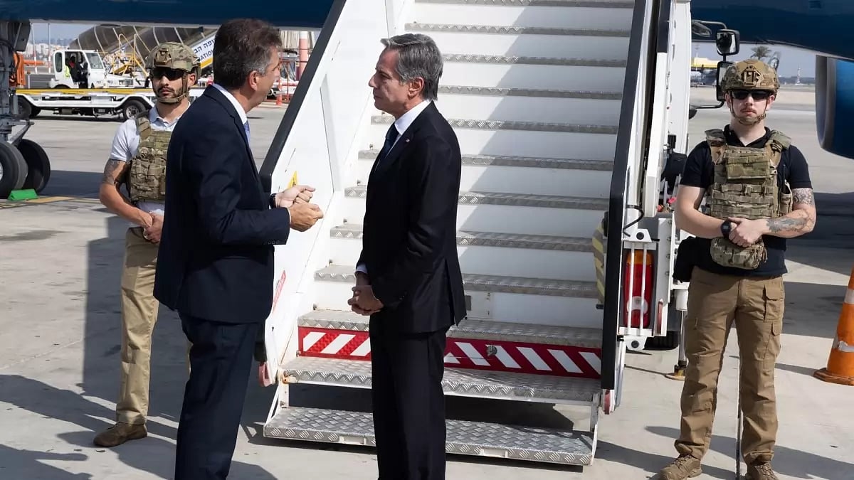 US Secretary of State Antony Blinken arrived in Tel Aviv on Thursday 