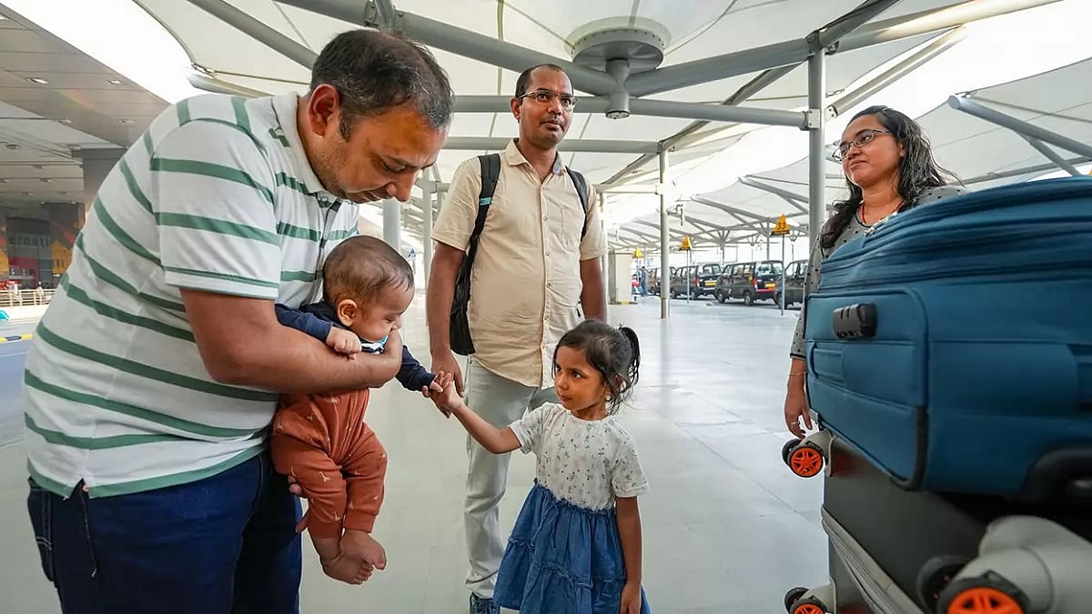 Operation Ajay: Indians arrive at IGI T3