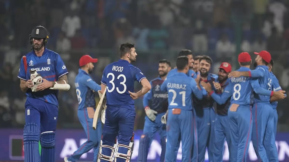 Afghanistan won by 69 runs against England in Match 13 of ICC Cricket World Cup 2023, Delhi 