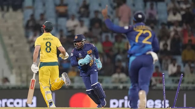 ICC Cricket World Cup 2023: Harrowing Moment As Hoardings Fall From Ekana Stadium Roof During Australia Vs Sri Lanka Match In Lucknow