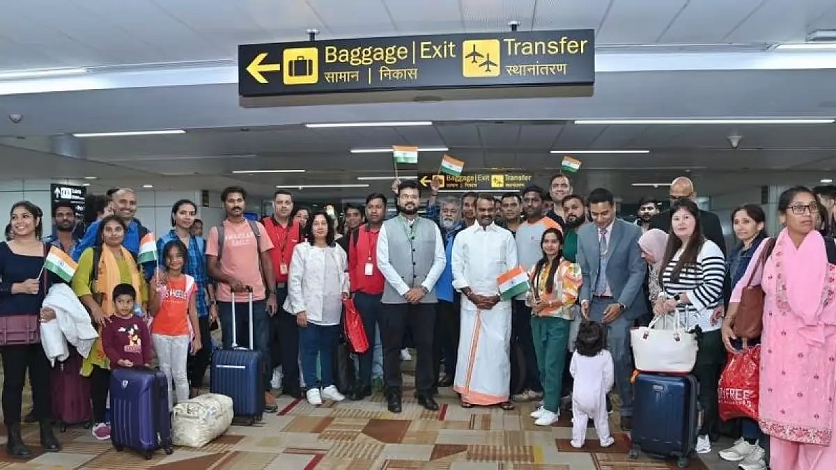 Passengers from including 18 Nepalese nationals arrive in New Delhi from Israel