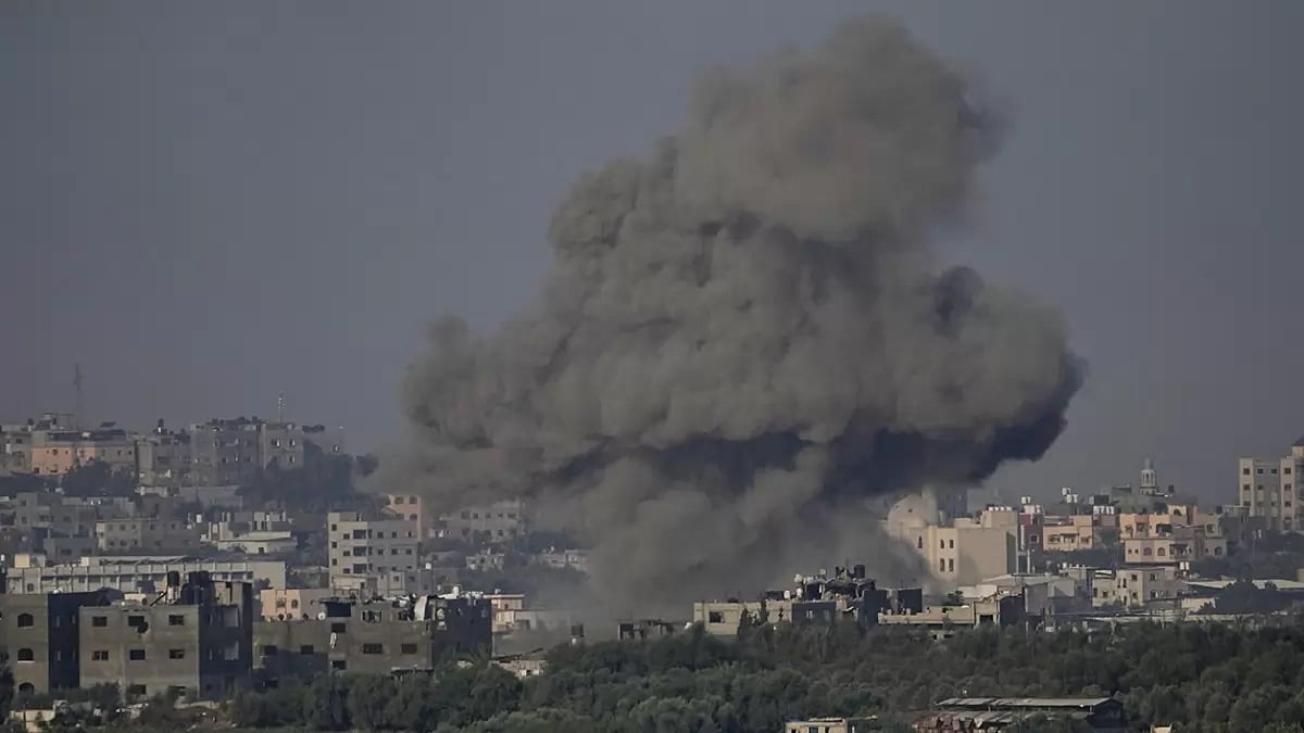Israeli airstrike at Gaza Strip