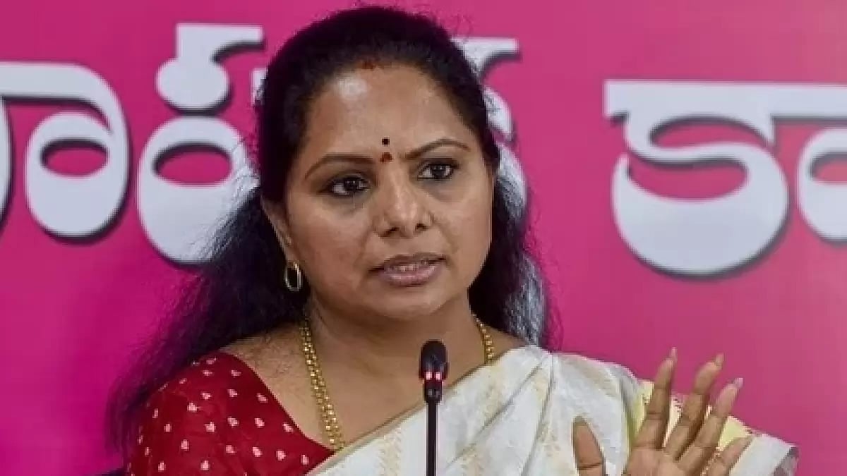  BRS leader K Kavitha 