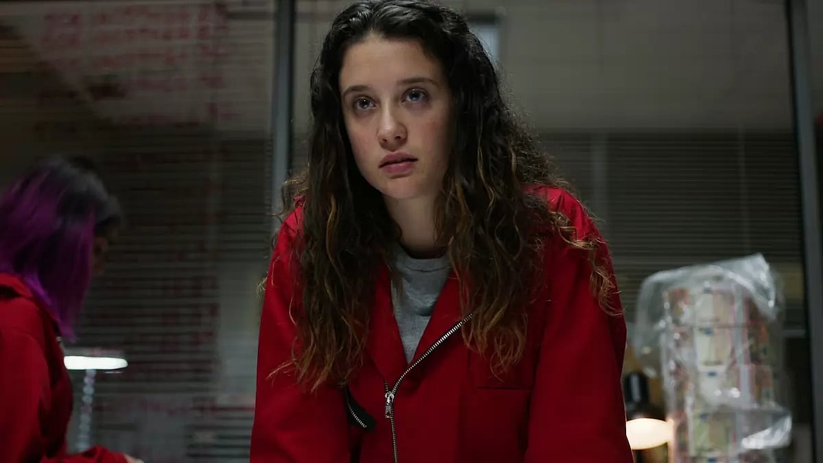 Maria Pedraza In A Still From 'Money Heist'