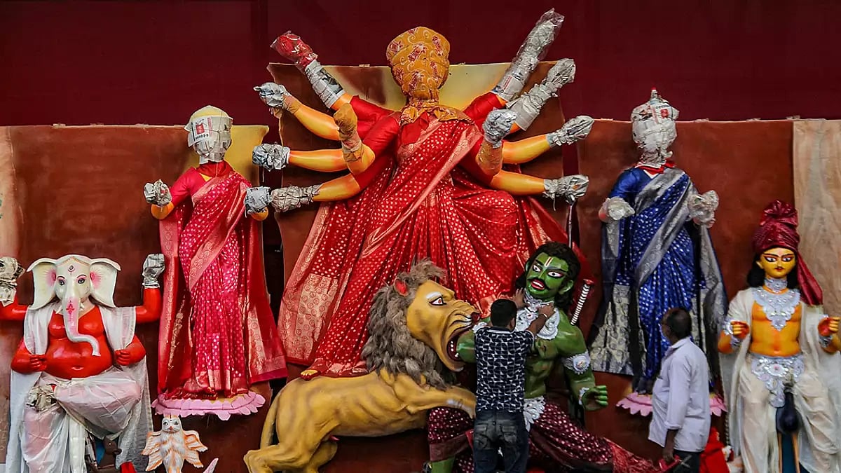 Durga Puja preparations