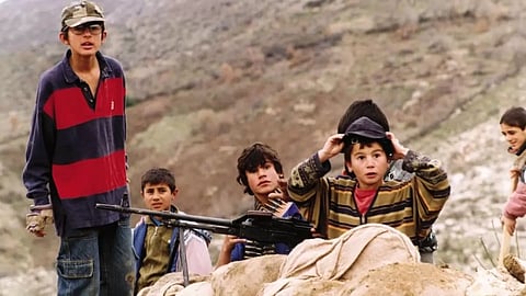 Still from Turtles Can Fly