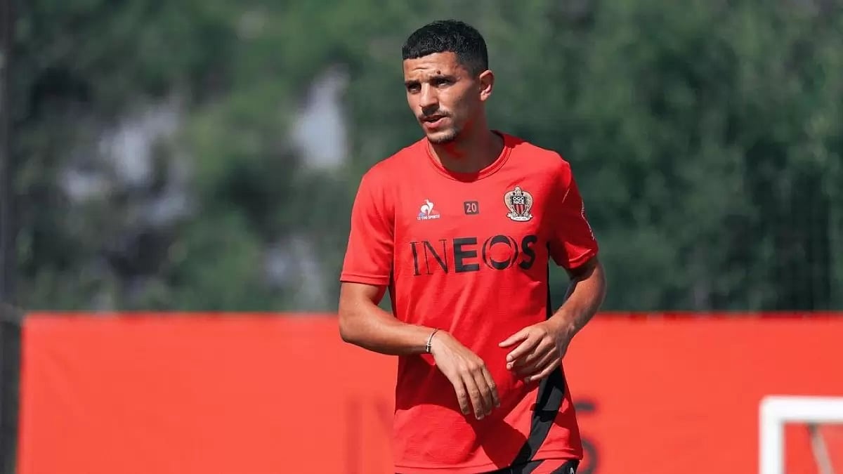 File image of Algerian footballer Youcef Atal.