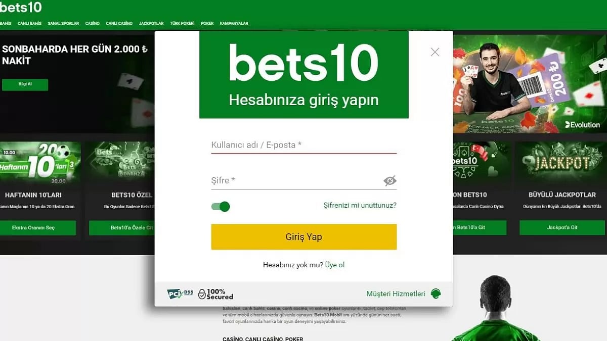 Bets10 Giriş