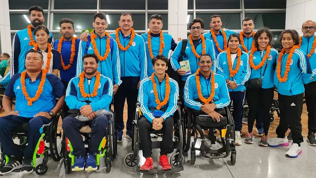 Indian Para Athletes leaving for the Asian Para Games in Hangzhou, China