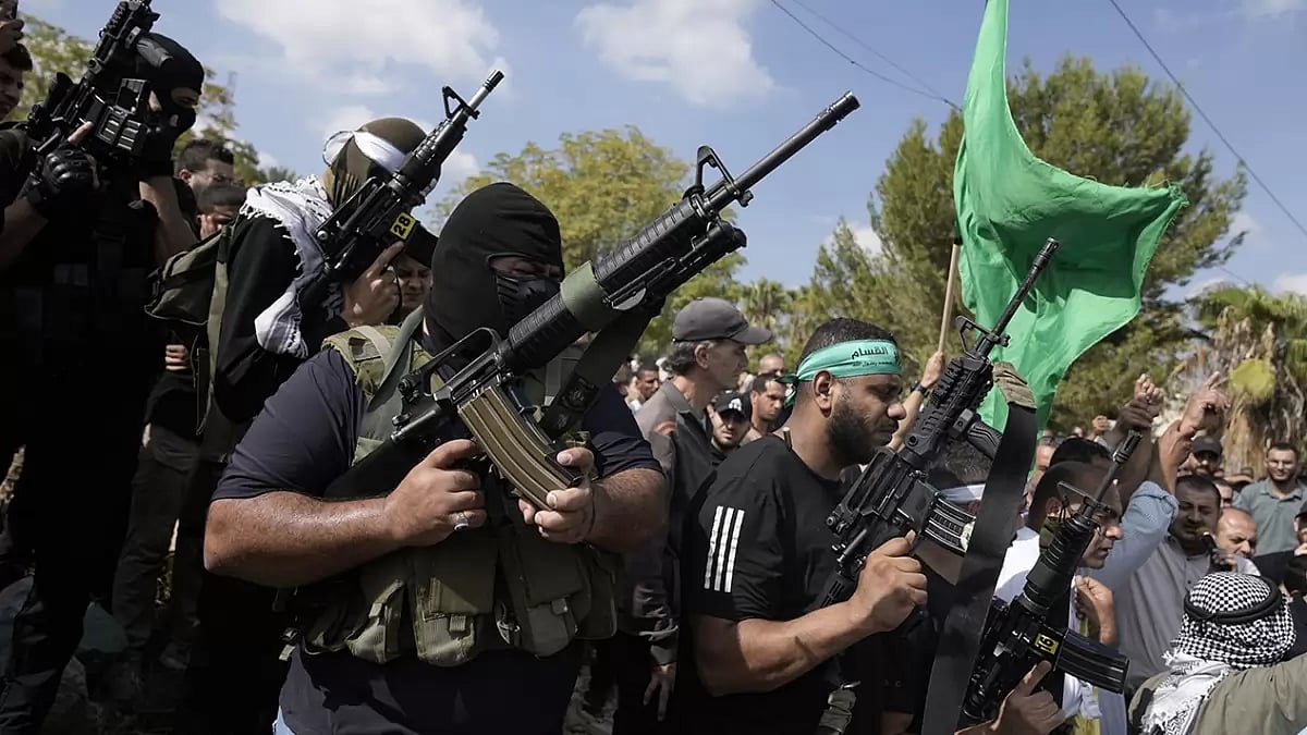 Funeral of people killed during an Israeli military