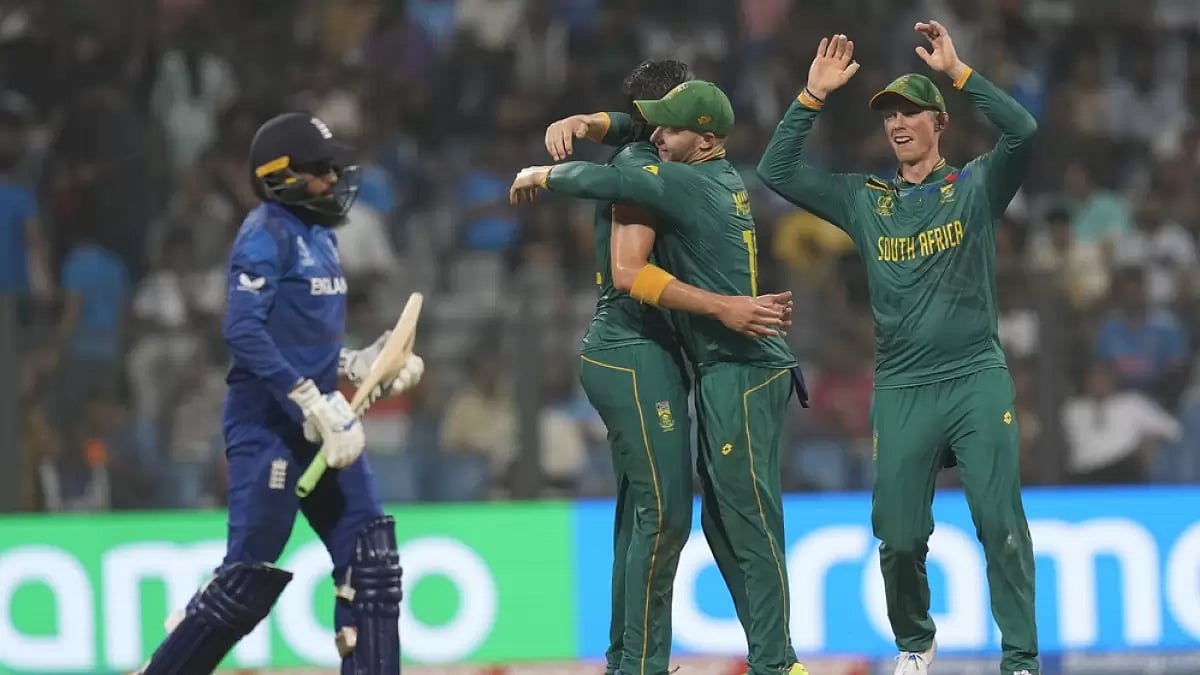 South Africa have beaten England by 229 runs in Mumbai