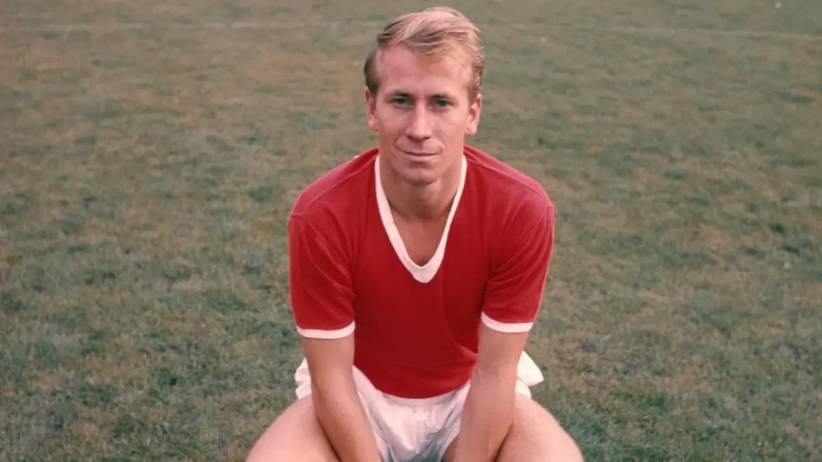 File image of Bobby Charlton in his playing days.