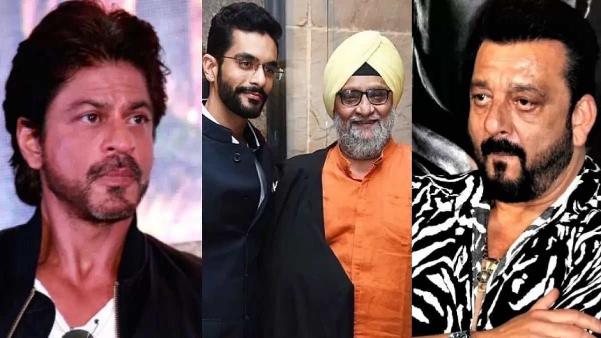 Shah Rukh Khan, Angad Bedi, Bishan Singh Bedi, Sanjay Dutt