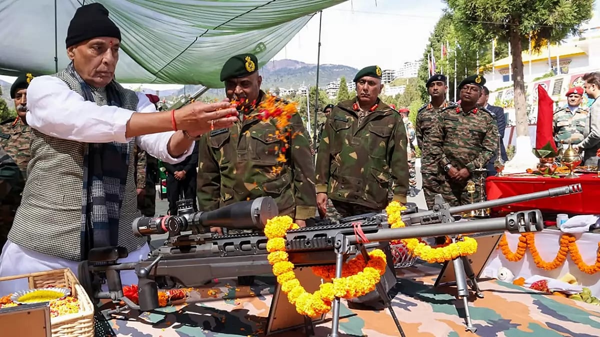 Rajnath Singh in Tawang