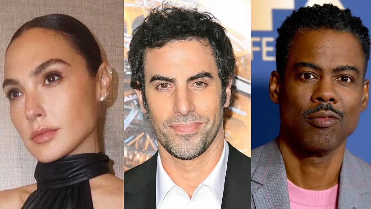 Gal Gadot, Chris Rock and Sacha Baron Cohen