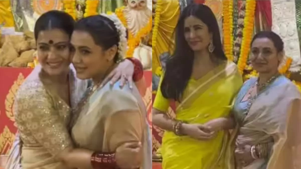 Rani Mukerji with Kajol and Katrina Kaif