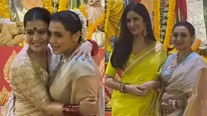 Rani Mukerji with Kajol and Katrina Kaif