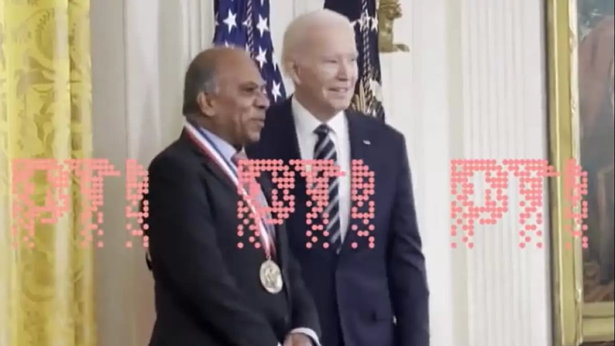 US President Joe Biden presents National Medal of Science to Indian-American scientist Subra Suresh