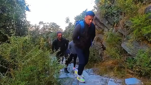 Indian Team's World Cup Supporting Staff Including Coach Rahul Dravid Take Triund Trek In Dharamsala - Watch