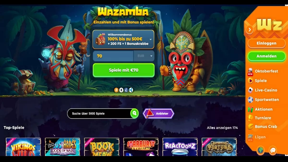 Wazamba Casino
