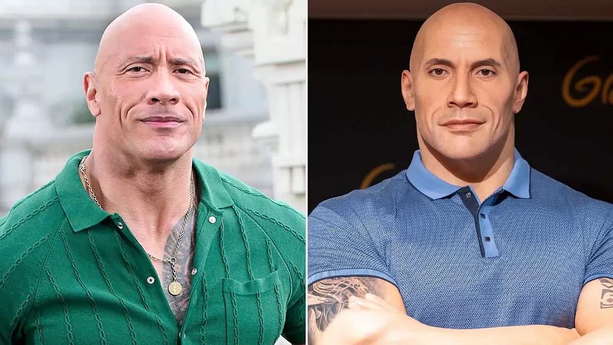 Dwayne Johnson Wax figure 