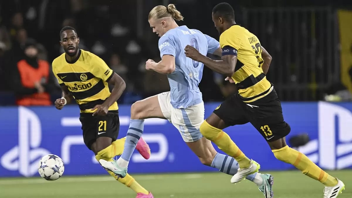 Erling Haaland vs Young Boys