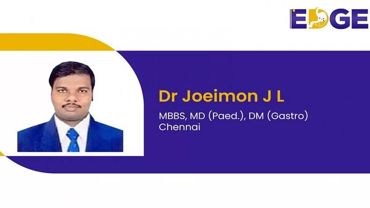 Dr Joeimon J L