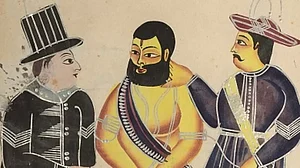 Jailer Receiving the Mahant of Tarakeshwar in Prison, 1800s. The Tarakeshwar murder case of 1873 was a public scandal in Calcutta. It concerned an affair between Elokeshi, a young wife, and the chief priest of the Shiva temple at Tarakeshwar. Having learned about the affair, her jealous husband cut Elokeshi?s throat with a fish knife on May 27, 1873. In the subsequent trial, the husband, Banerji, was sentenced to life imprisonment and the priest was fined and imprisoned for three years.