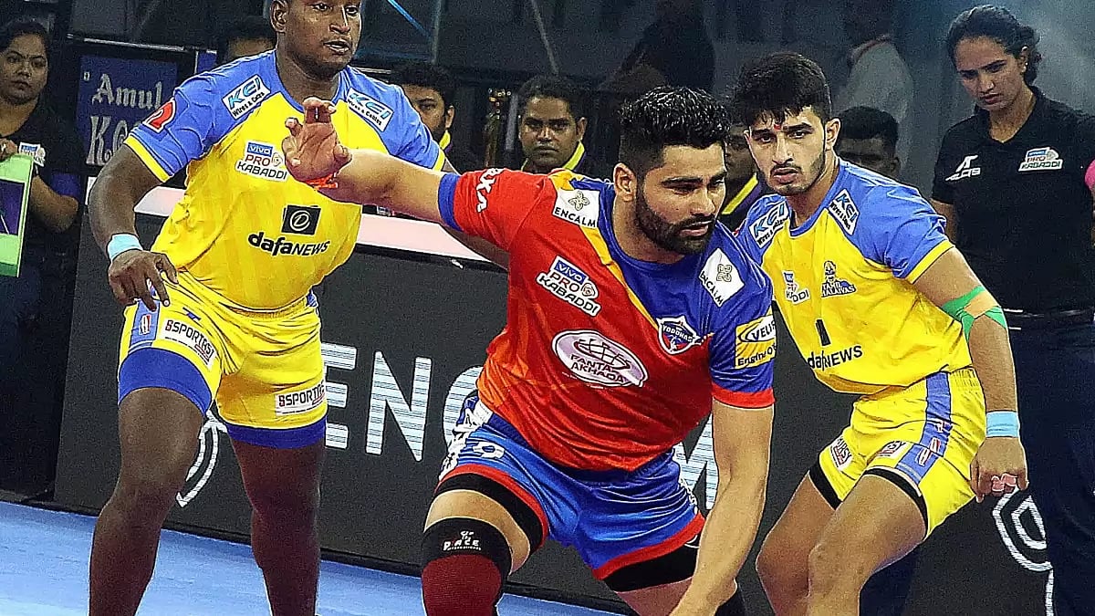 File : Pardeep Narwal in PKL action