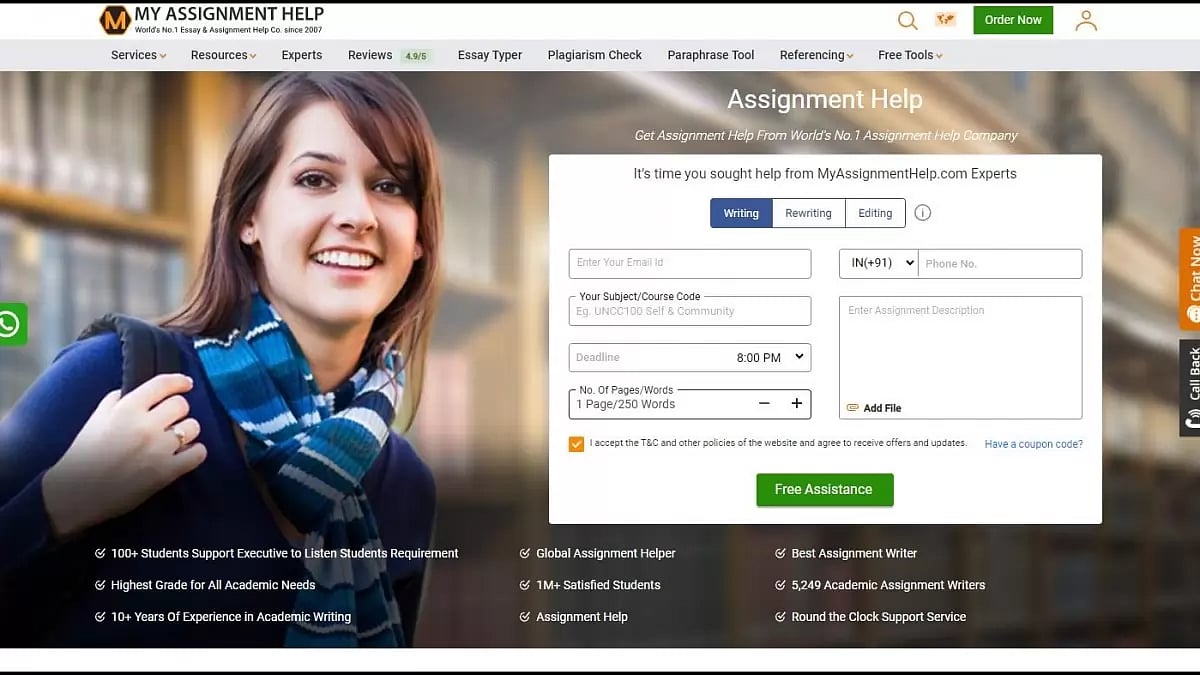 My Assignment Help Review