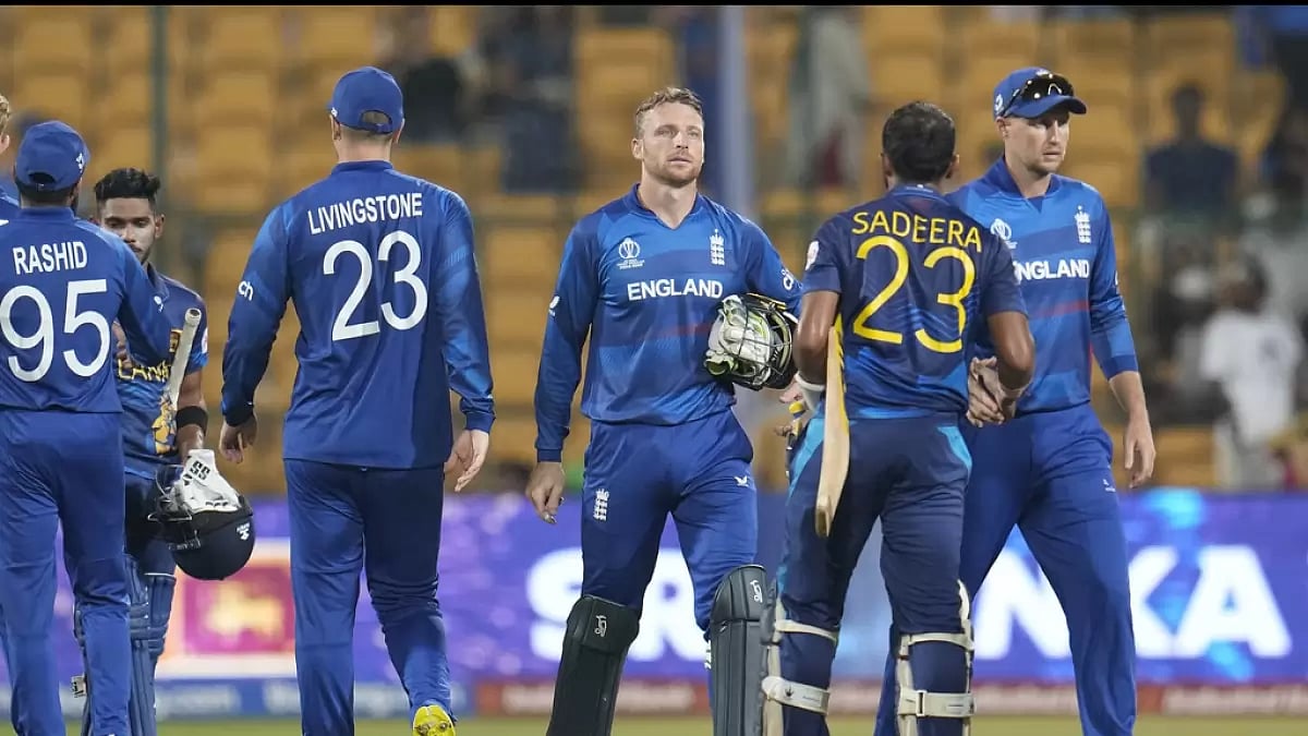 Sri Lanka won by 8 wickets against England in Bengaluru on Thursday
