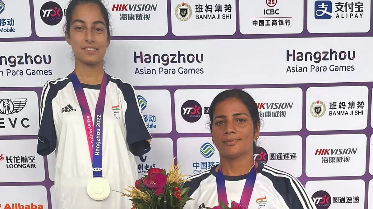 Indian para athletes crossed the 100-medal mark at the Asian Para Games 2023