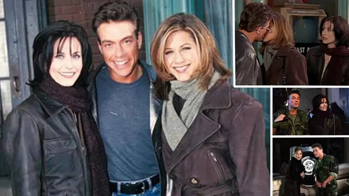 Jean-Claude-Van Damme, Jennifer Aniston, Courtney Cox