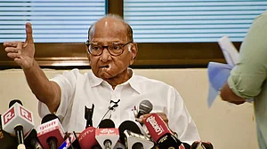 Sharad Pawar addressing media