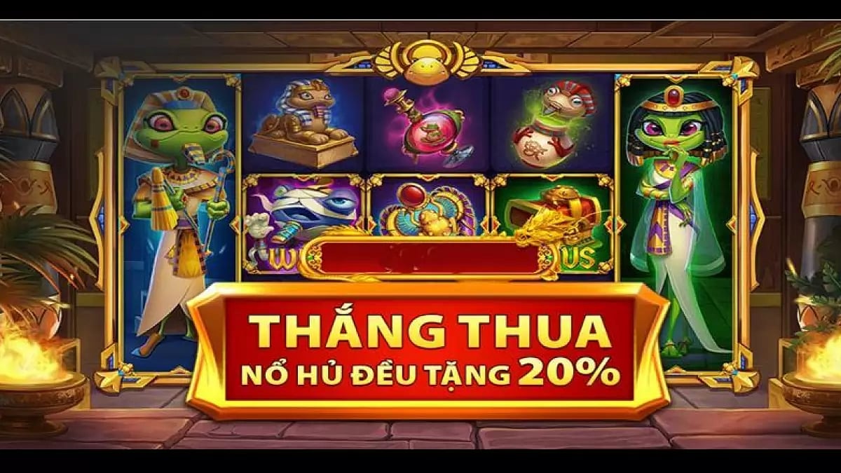Nổ hũ là game quay thưởng, trả thưởng theo giá trị của từng biểu tượng
