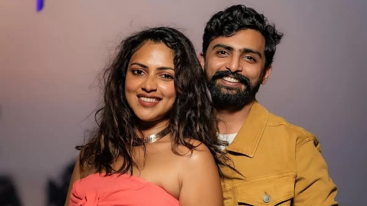 Amala Paul and Jagat Desai 