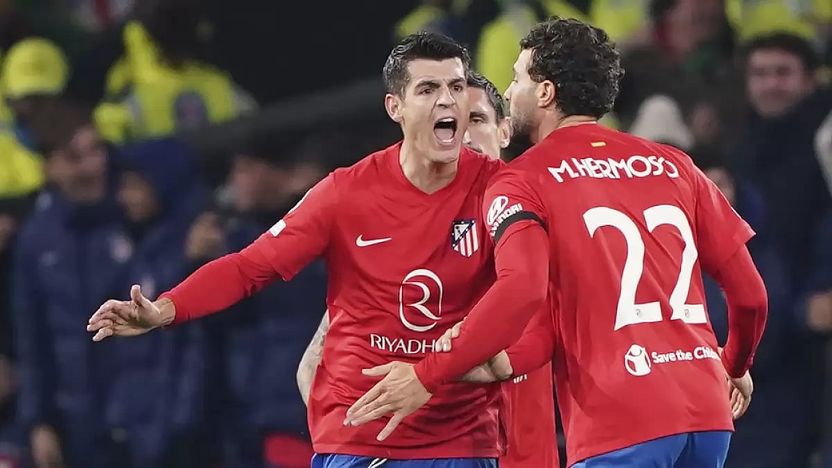 Atletico Madrid's Alvaro Morata 