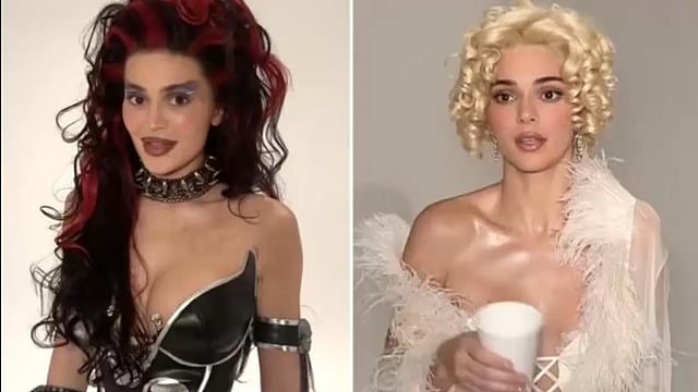 Kendall Jenner, Kylie Jenner Dress Up As 'Sugar & Spice' From 'Batman Forever' On Halloween